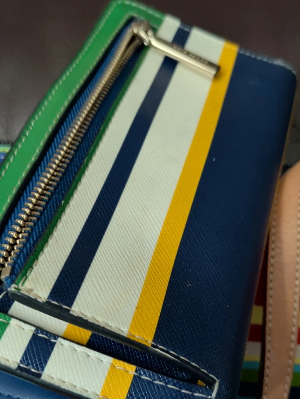 kate spade Multicolor Striped Shoulder Bag, With Wallet